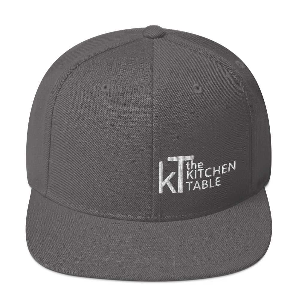 Kitchen Table Side Logo Snapback Hat