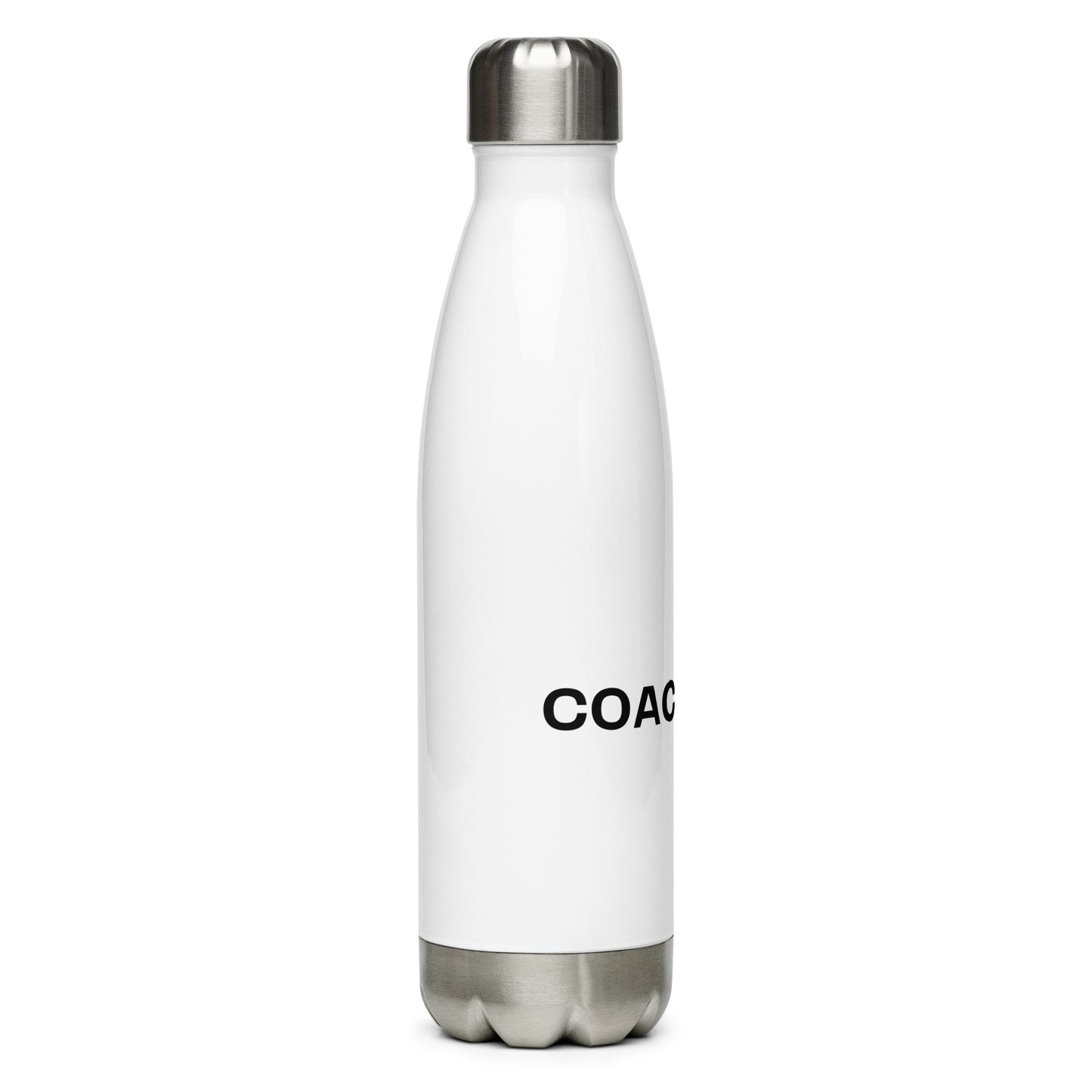 Coach Code Stainless Steel Water Bottle