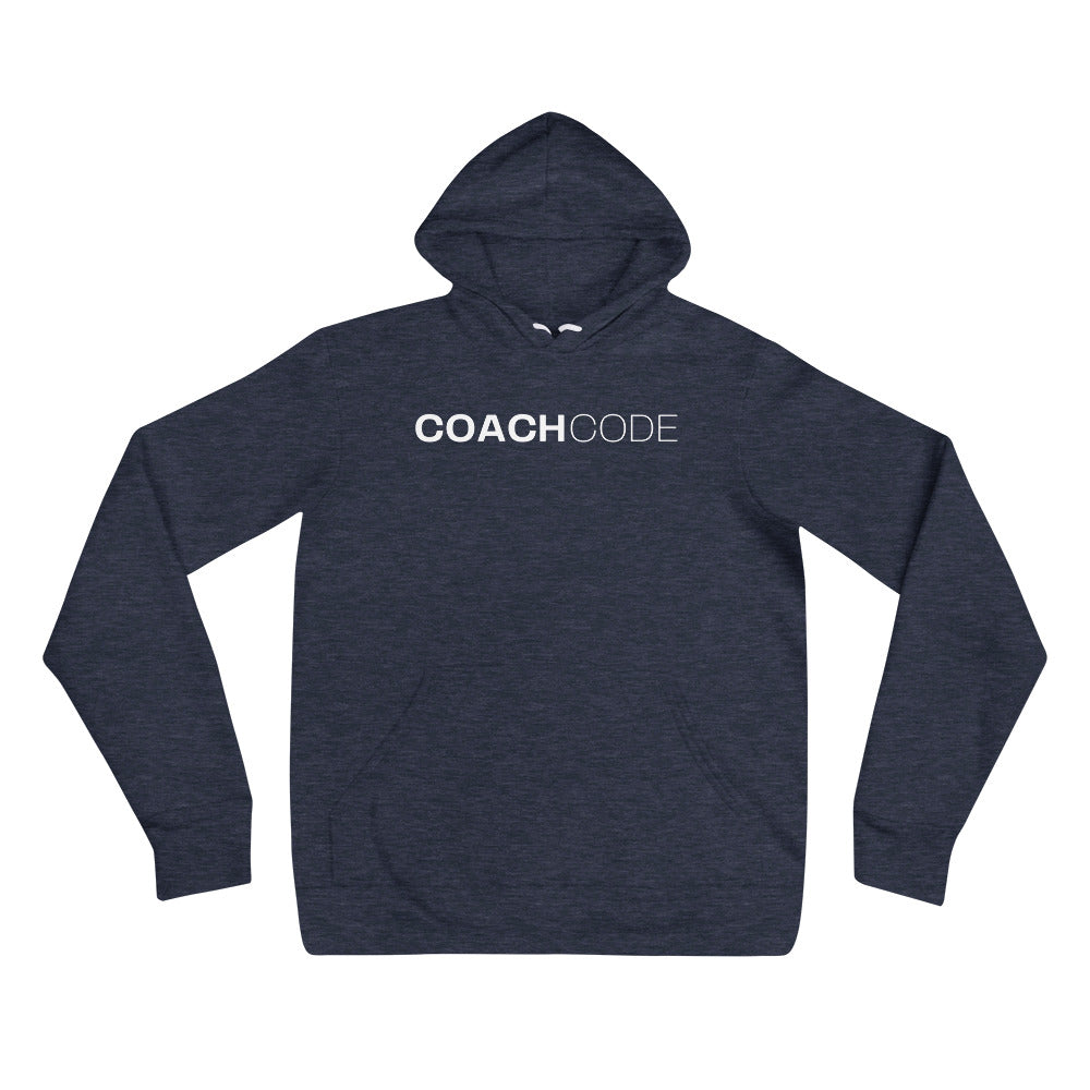 Coach Code White Logo Unisex hoodie