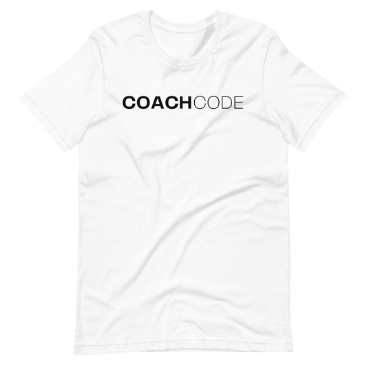 Coach Code Black Logo Unisex t-shirt